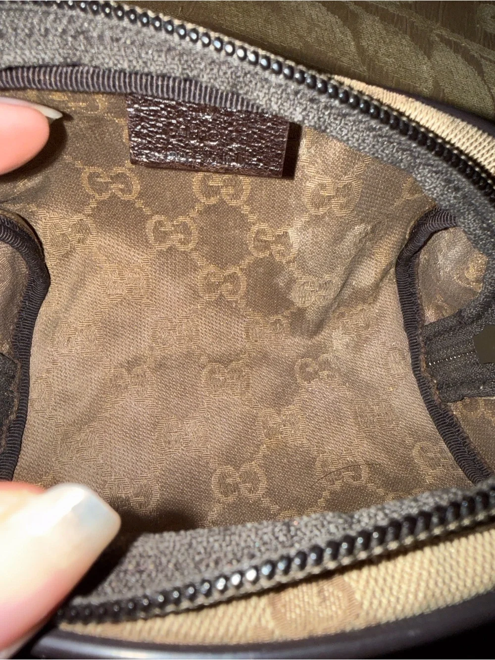 Vintage Gucci GG Canvas DressCosmetic Pouch - Model 138044 preloved